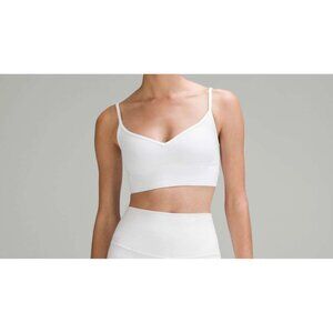 Lululemon Align Sports Bra Sweetheart Neckline Wireless Fixed Straps Low Impact